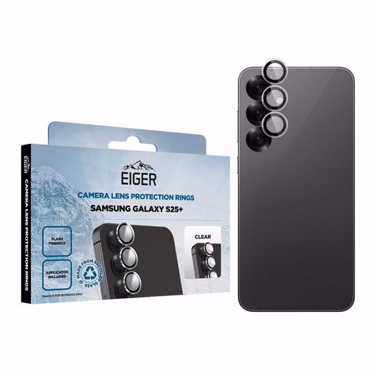 Picture of Eiger Eiger Mountain Glass LENS RING for Samsung Galaxy S25+ in Clear